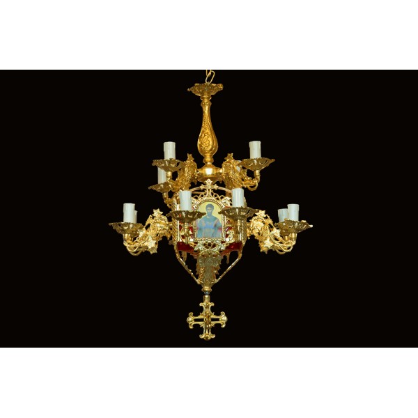 CRY48308 Πολυέλαιος 13Φ Τετράγωνος ΟΧΑL CRY48308 Πολυέλαιος 13Φ Τετράγωνος ΟΧΑL