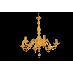 CRY48320 Πολυέλαιος Ορειχ/νος Χυτός 6Φ