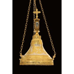 LA45101 Φανάρι Ψαλτών Σκαλιστό Αλυσίδα + Nτίμερ