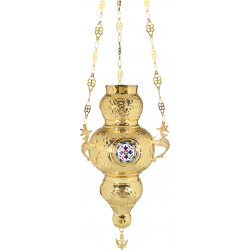 PS1224 ΚΑΝΤΗΛΙ ΚΕΡΚΥΡΑΙΚΟ ΕΠΙΧΡΥΣΟ SMALTO